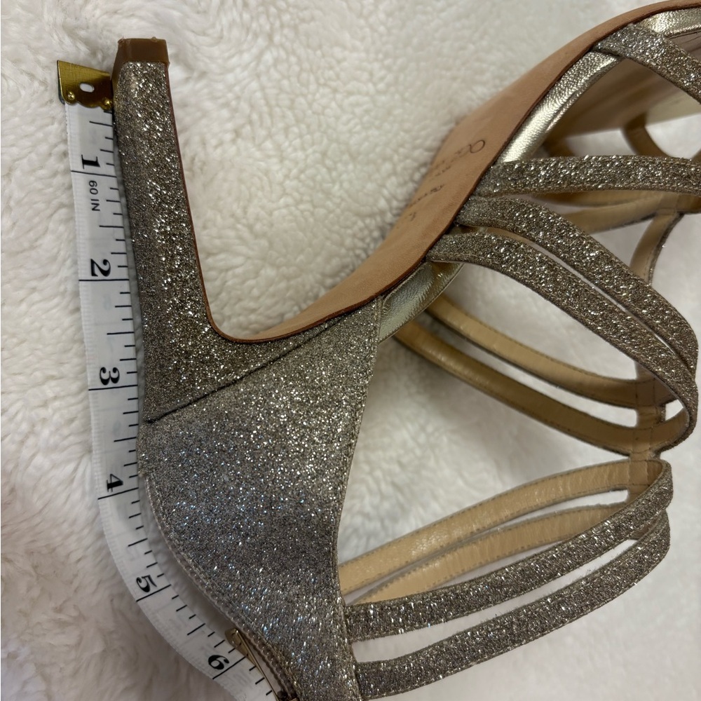 Jimmy Choo Selina 85 Dusty Glitter High Heel - Picture 13 of 13